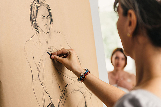 Ich und Du in Figur, Menschen zeichnen, formen, malen, eine Abenteuerreise zu Porträt und Akt